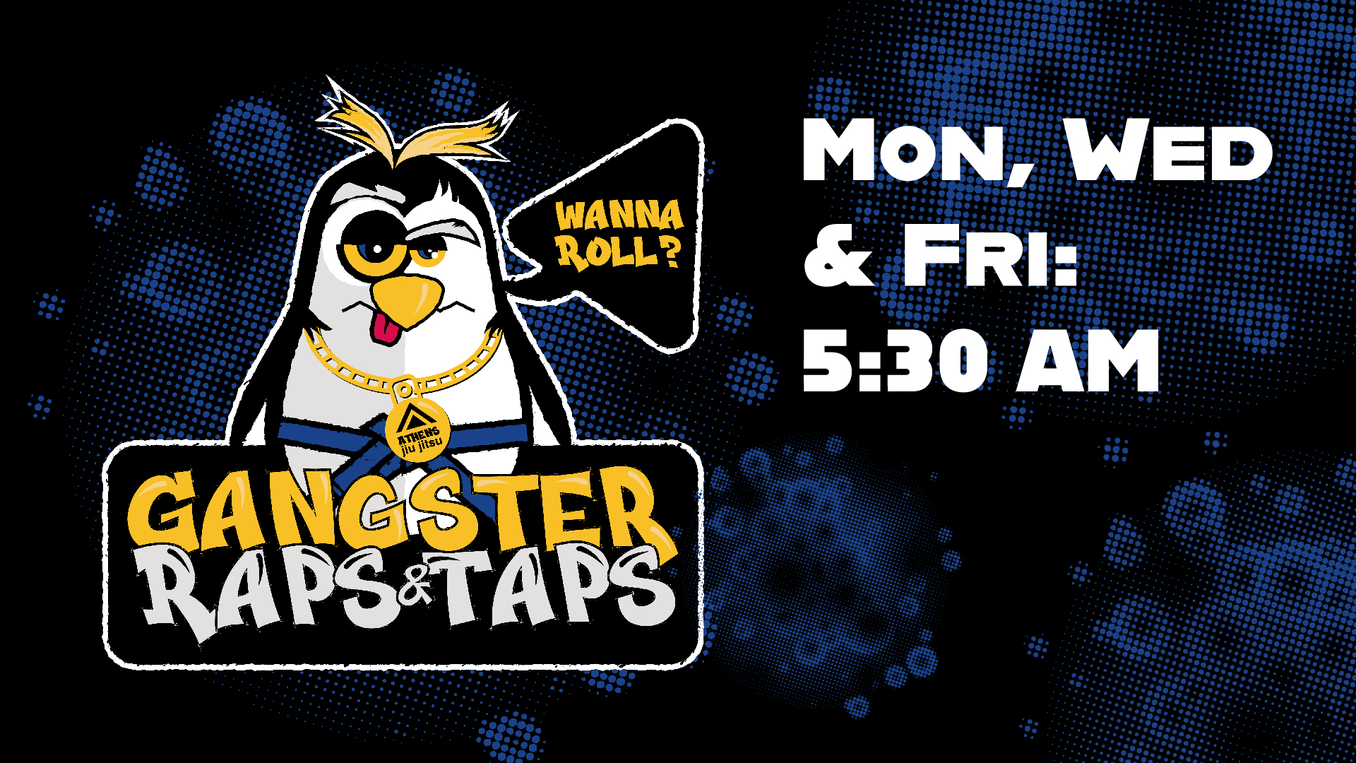 Digital signage gangster theme